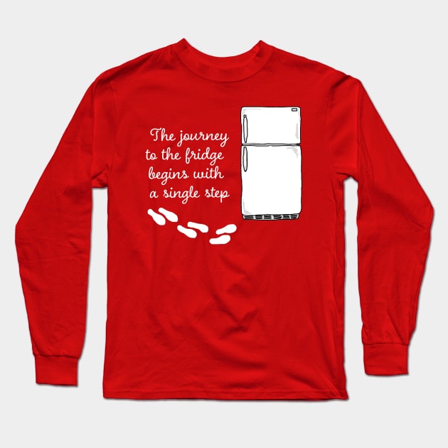 The Journey to the Fridge Long Sleeve T-Shirt by nitwit1